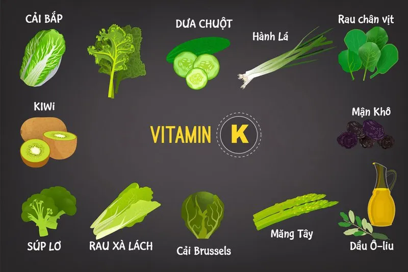 "Kho Tàng" Vitamin K Từ Thực Phẩm