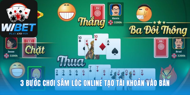 Hành trình vào bàn cược chỉ qua ba bước gọn