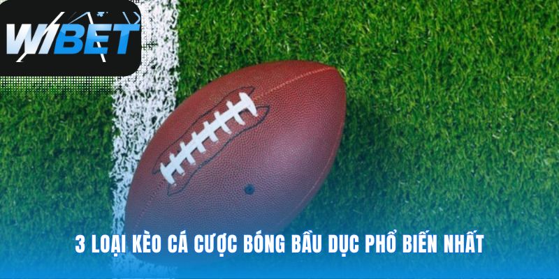 Ba sân chơi kèo cá cược bóng bầu dục chính