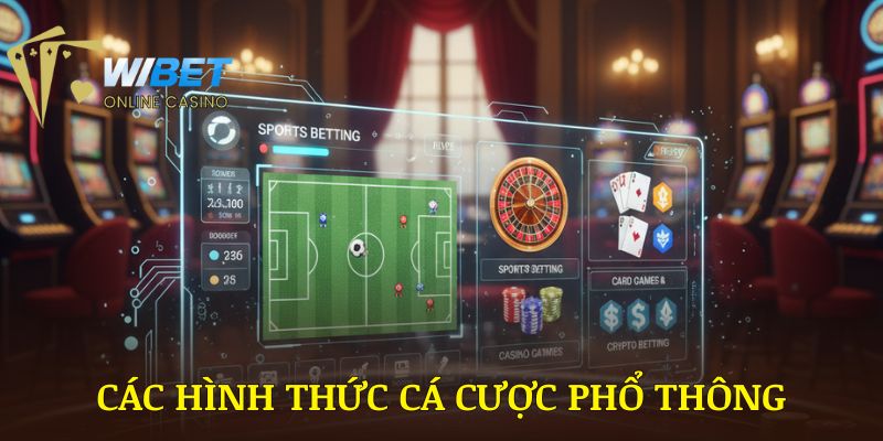 Các hình thức cá cược phổ thông được yêu thích hiện nay