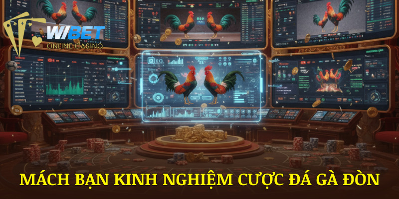 Mách bạn kinh nghiệm cược đá gà đòn WIBET  đạt tỷ lệ thắng cao