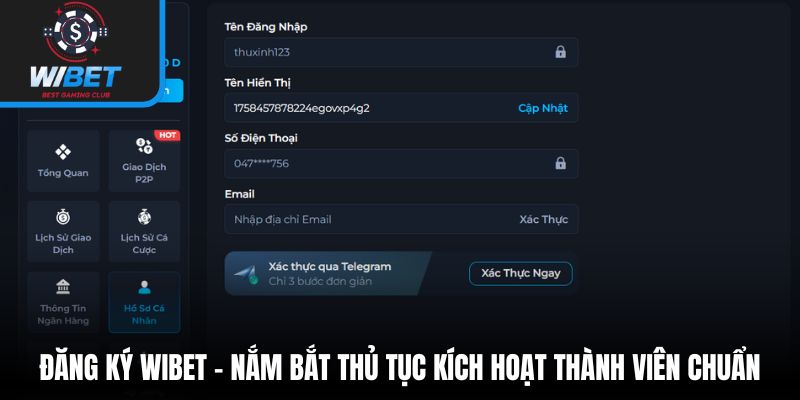 Đăng ký WIBET