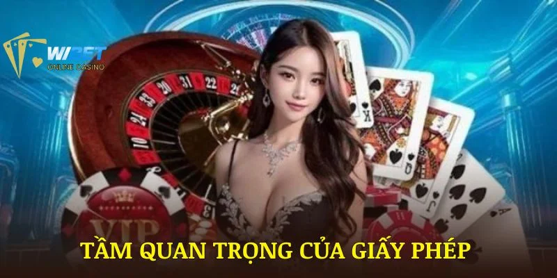 Tầm quan trọng của giấy phép hoạt động WIBET có được 