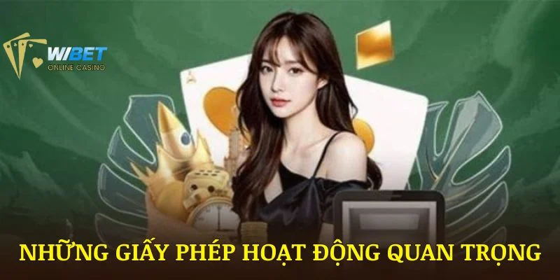 Những giấy phép hoạt động quan trọng nhà cái WIBET chính thức được cấp