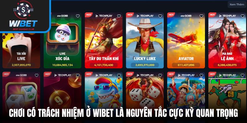 Chơi có trách nhiệm ở WIBET là nguyên tắc cực kỳ quan trọng