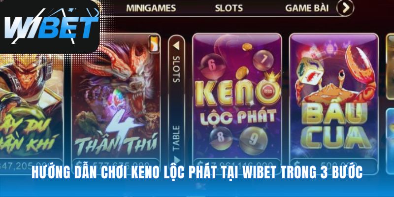 Bắt đầu ván cược Keno Lộc Phát đầu tiên