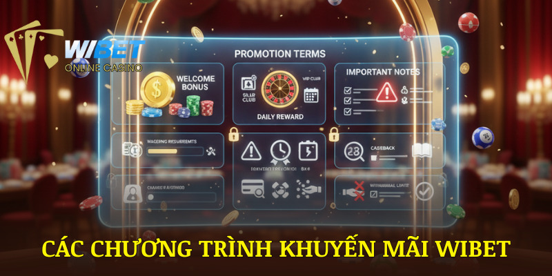 Các chương trình khuyến mãi WIBET cực Hot nên tham gia