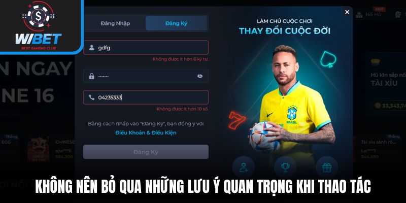 Không nên bỏ qua những lưu ý quan trọng khi thao tác