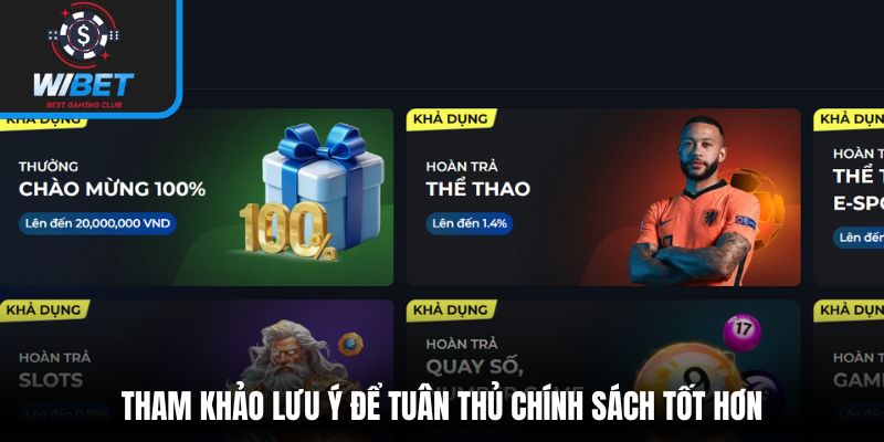 Tham khảo lưu ý để tuân thủ chính sách tốt hơn