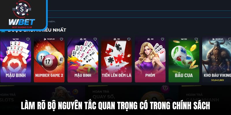 Làm rõ bộ nguyên tắc quan trọng có trong chính sách