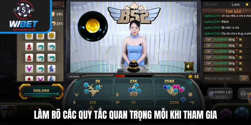 Làm rõ các quy tắc quan trọng mỗi khi tham gia