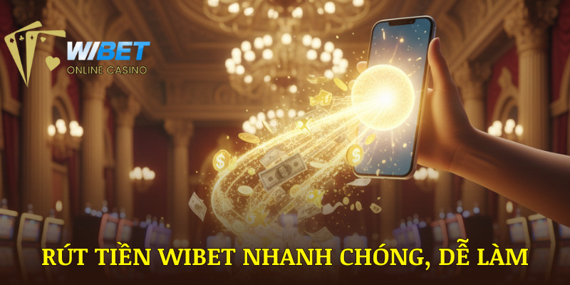 Rút tiền WIBET nhanh chóng, dễ thực hiện