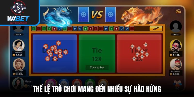 Thể lệ trò chơi mang đến nhiều sự hào hứng