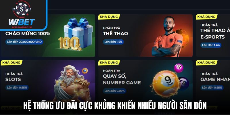 Hệ thống ưu đãi cực khủng khiến nhiều người săn đón