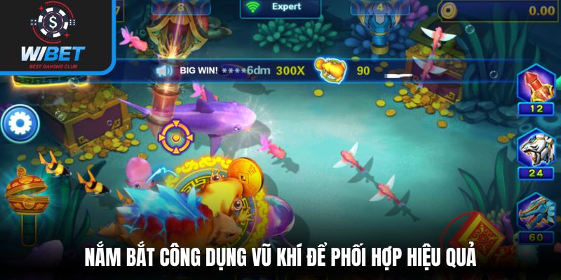 Nắm bắt công dụng vũ khí để phối hợp hiệu quả